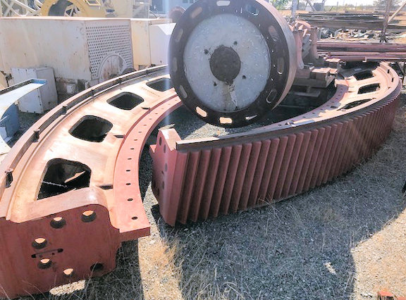 Allis Minerals (svedala) 30' X 7' Egl Sag Mill Spare Parts, Including Bull Gear & Pinion Gear)